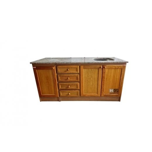 Mueble Macizo Cerejeira 1.60 Largo Con Granito