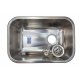Pileta Acero Inoxidable Jhonson Deco 304 18 Profundidad