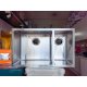 Pileta Vindex Cuadrada 1 1/2 Acero Inox.304