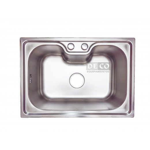 Pileta Inox Grande Simple Sobreponer 