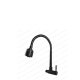 Griferia De Pared Flexible Fria En Negro Mate 