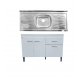 Mueble Y Mesada De Acero Inoxidable
