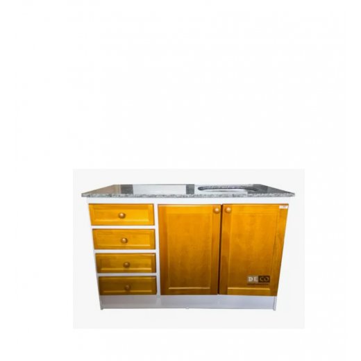 Mueble Frente Macizo Pino + Mesa Granito