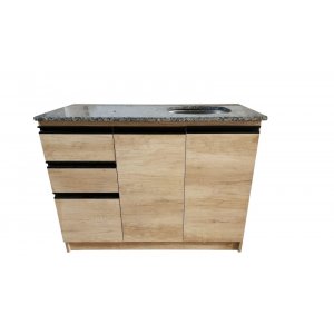Mueble Cocina Mdf 120 Cm, Granito Y Pileta 