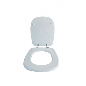 Asiento Inodoro Rectangular Laquedado Herraje Metal