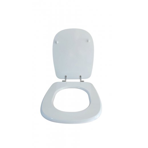 Asiento Inodoro Rectangular Laquedado Herraje Metal