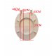 Tapa Laqueada MADERA MDF Para Inodoro Oval 