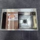  Pileta Cocina Inox.75*45cm, Cepillada. Kit Accesorios