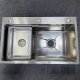  Pileta Cocina Inox.75*45cm, Cepillada. Kit Accesorios