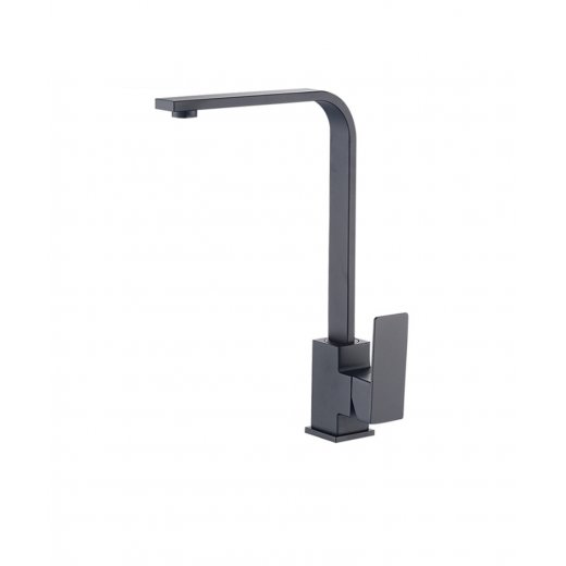 Monomando Cocina Mesa Acero Inox 304 Negro Mate