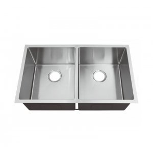  Pileta Cuadrada DOBLE Acero Inox.201