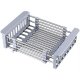Pileta Simple Acero 60 x 45 Cuadrada Cocina Negra 