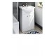 Mueble Baño Mdf , Bacha Loza 51x43x80 Armado Deco. Blanco Blanco 1 Agujero 