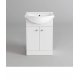 Mueble Baño Mdf , Bacha Loza 51x43x80 Armado Deco. Blanco Blanco 1 Agujero 
