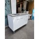  Mesada De Granito 120 Cm,mueble Bajo De Cocina Blanco Armado 