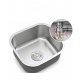 Pileta Acero Inox. Puntas Redondeada 42x36x19