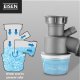 Pileta Acero Inox. Puntas Redondeada 42x36x19