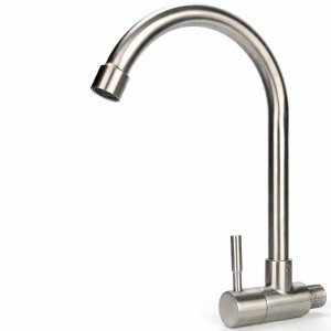  Canilla Pico Unitario Agua Fria Acero Inoxidable Garantido