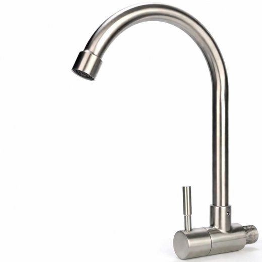 Canilla Pico Unitario Agua Fria Acero Inoxidable Garantido
