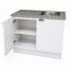 Bajo Mesada Mdf ,granito,pileta / 80cm ,mueble De Cocina