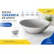 Bacha De Loza Apoyo Oval Sobreponer 33x41x14
