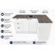 Mueble Bajo Mdf Mesada En Esquina L + Granito + Pileta