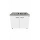 Mueble con mesada de granito chico 80 cm