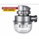  Pileta Cocina 45x45 Sobreponer Acero Profunda 304
